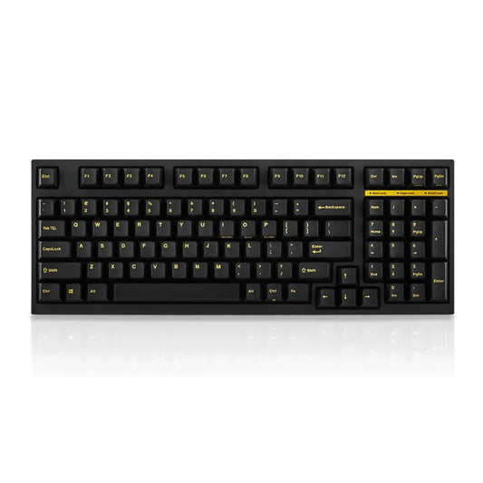 Leopold FC980M Dark Grey/Yellow PD Double Shot PBT Mechanical Keyboard
