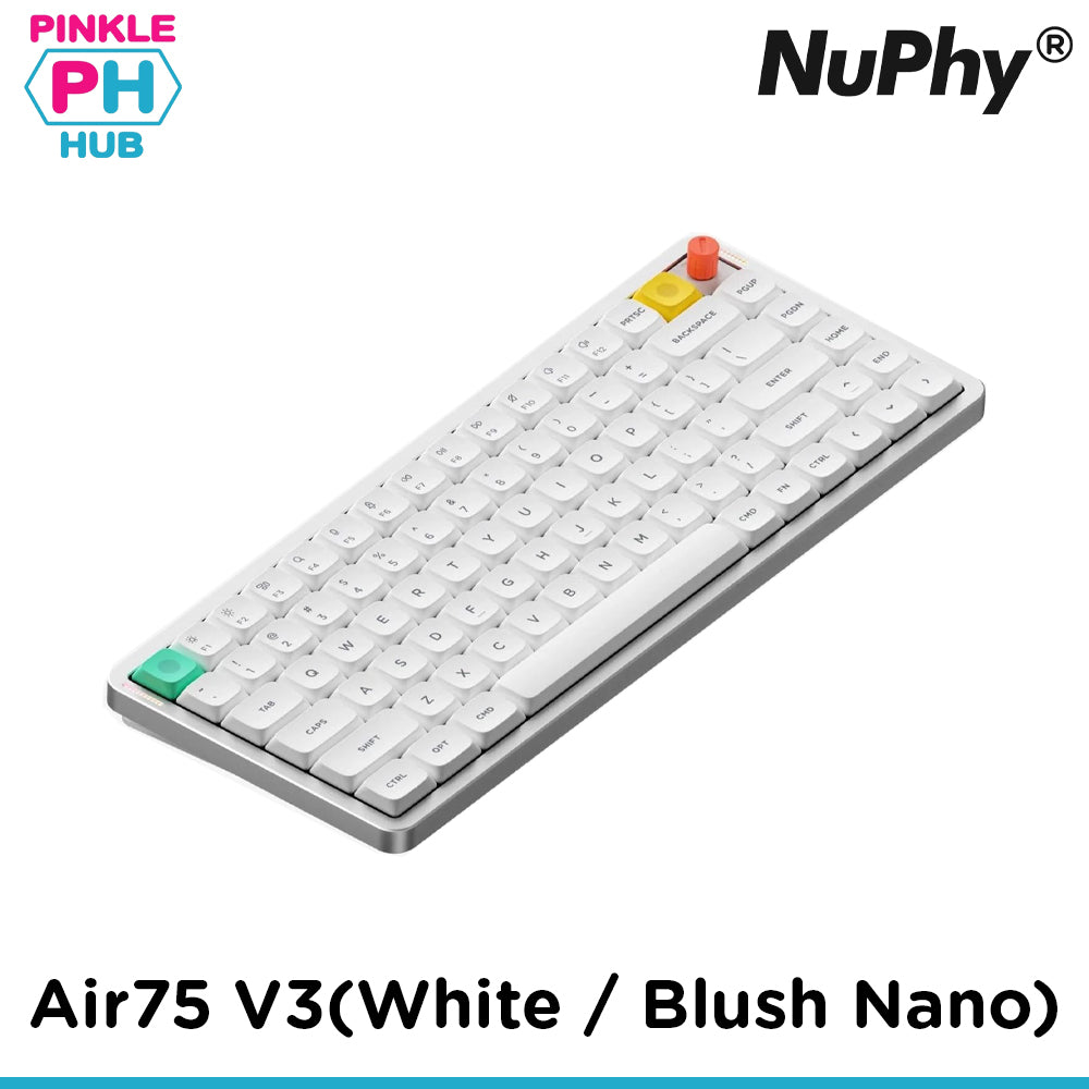 Pinklehub | NuPhy Air75 V3 RGB Hot-Swappable 84-Key Wireless Mechanical Keyboard
