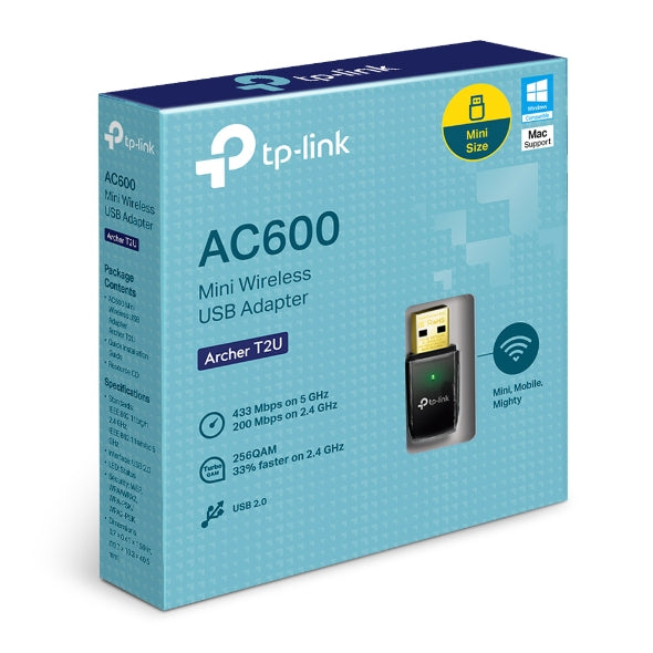 Tp-Link Archer T2U I AC600 Wireless Dual Band USB Adapter