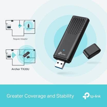 Tp-Link Archer TX20U I AX1800 Dual Band Wi-Fi 6 Wireless USB Adapter