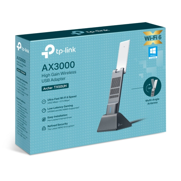 Tp-Link Archer TX50UH I AX3000 High Gain Wireless USB Adapter