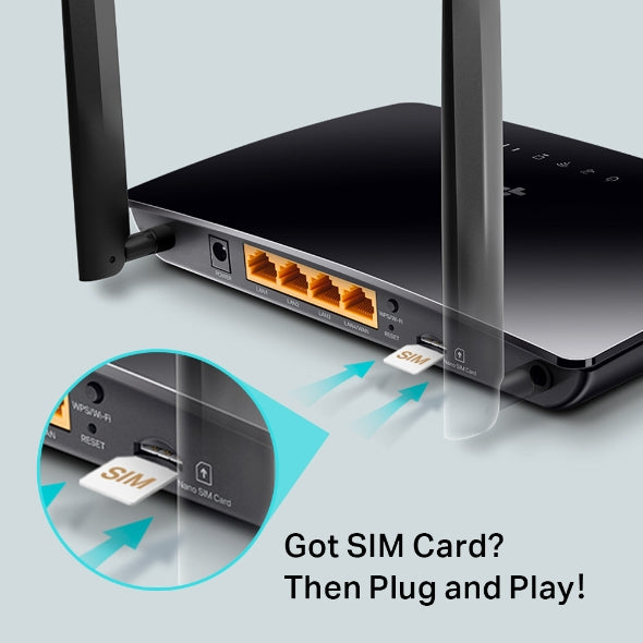 Tp-Link Archer MR202 I AC750 Wireless Dual Band 4G LTE Router