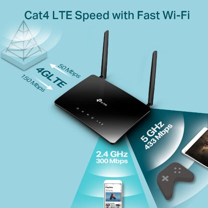 Tp-Link Archer MR202 I AC750 Wireless Dual Band 4G LTE Router