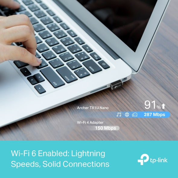 Tp-Link Archer TX1U Nano I AX300 Nano Wi-Fi 6 Wireless USB Adapter