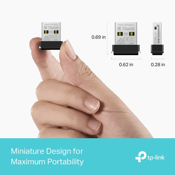 Tp-Link Archer TX1U Nano I AX300 Nano Wi-Fi 6 Wireless USB Adapter