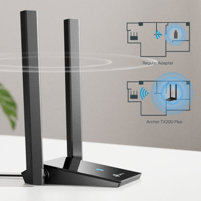Tp-Link Archer TX20U Plus I AX1800 Dual Antennas High Gain Wireless USB Adapter