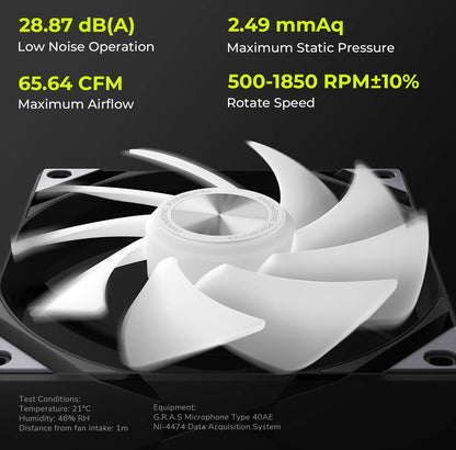 TRYX ROTA SL ARGB 120mm Fan with RGB Lighting Single fan /Triple Pack