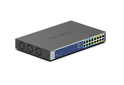 NEATGEAR 16-Port Gigabit Ethernet High-Power PoE+ Unmanaged Switch with 8-Ports PoE++380W (GS516UP-100EUS)