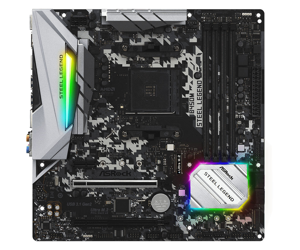 CPU ASRock B450M Steel Legend + Ryzen 3700X ASRock B450M Steel Legend Supports AMD AM4 So… Philippines | Pinklehub