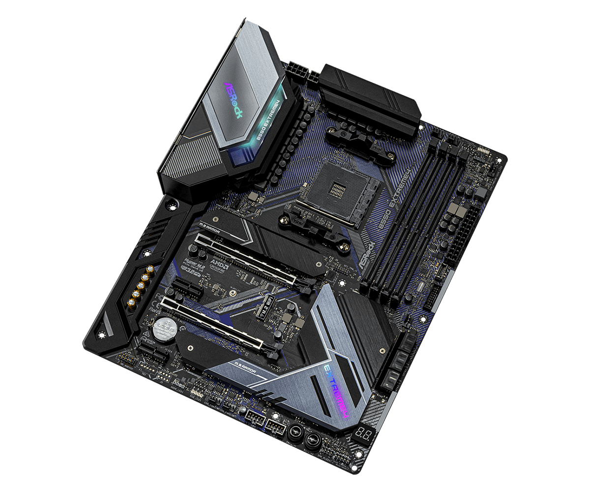 ASRock B550 Extreme 4 Supports AMD AM4 Socket Ryzen™ 3000, 3000 G-Series, 4000 G-Series, 5000 and 5000 G-Series Desktop Processors