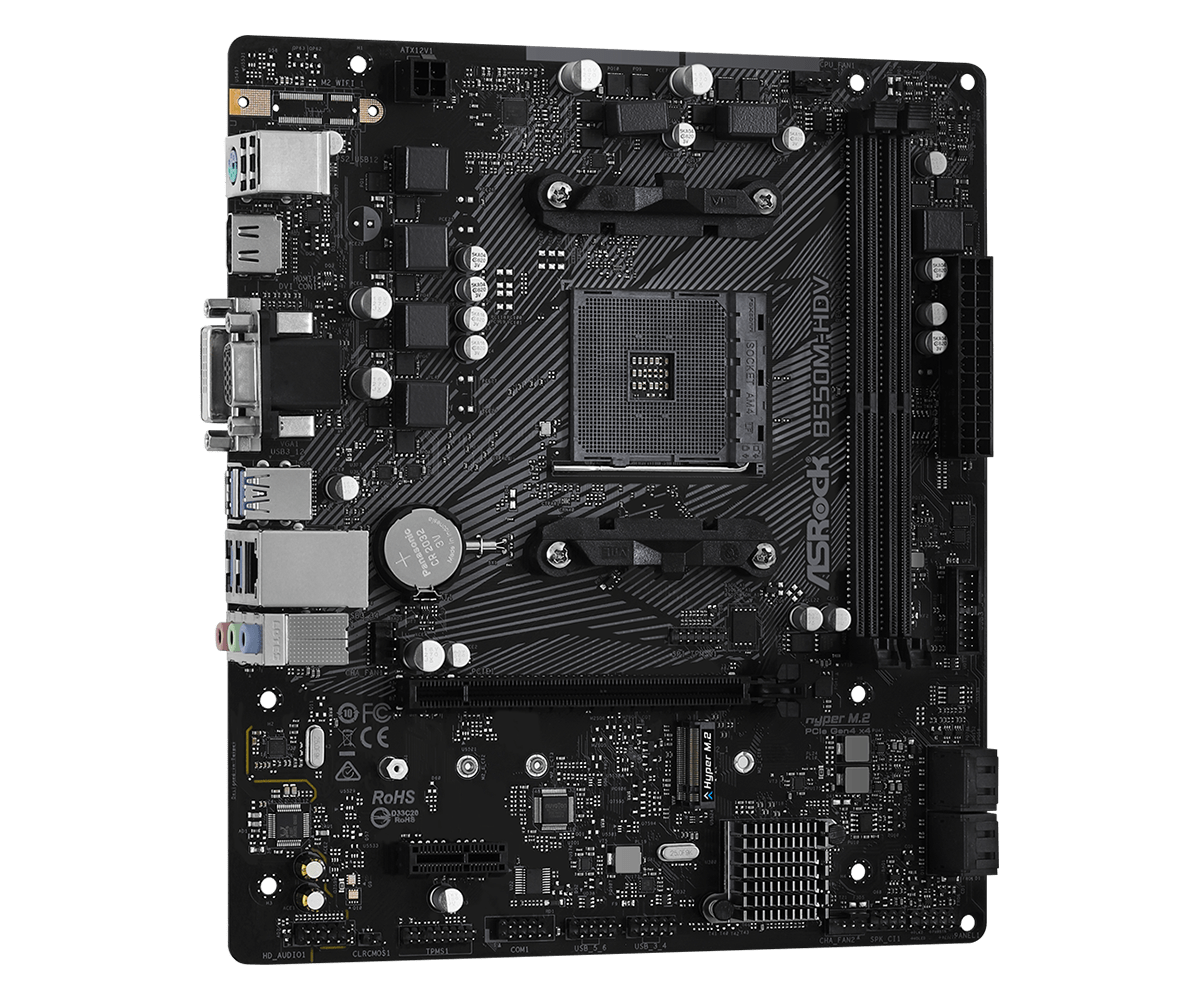 ASRock B550M-HDV Bundle with AMD RYZEN 5 5500, AM4 Socket