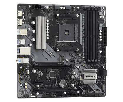 ASRock B550M Phantom Gaming 4 Supports AMD AM4 Socket Ryzen™ 3000, 3000 G-Series, 4000 G-Series, 5000 and 5000 G-Series Desktop Processors