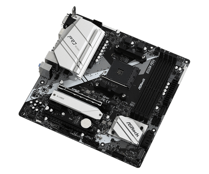 ASRock B550M Pro4 upports AMD AM4 Socket Ryzen™ 3000, 3000 G-Series, 4000 G-Series, 5000 and 5000 G-Series Desktop Processors*