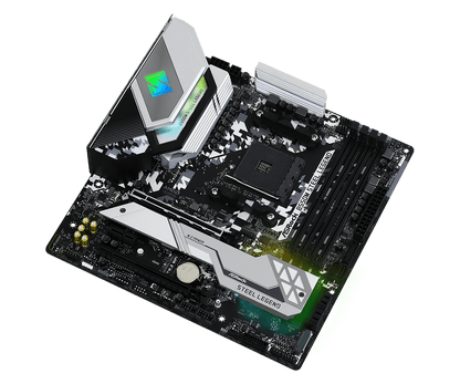 ASRock B550M Steel Legend Supports AMD AM4 Socket Ryzen™ 3000, 3000 G-Series, 4000 G-Series, 5000 and 5000 G-Series Desktop Processors* and DDR4 4733+