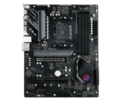 ASRock B550 Phantom Gaming Riptide Supports AMD AM4 Socket Ryzen™ 3000, 3000 G-Series, 4000 G-Series, 5000 and 5000 G-Series Desktop Processors