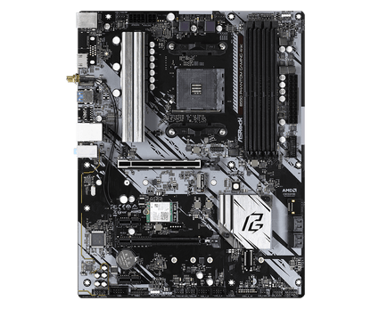 ASRock B550 Phantom Gaming 4/Ac Supports DDR4 4733+ (OC) and AMD AM4 Socket Ryzen™ 3000, 3000 G-Series, 4000 G-Series, 5000 and 5000 G-Series Desktop Processors