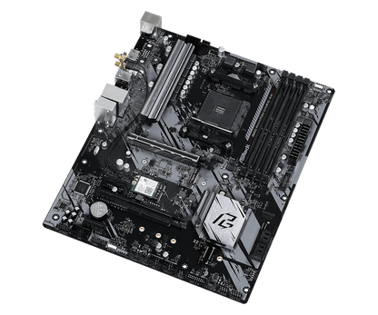 ASRock B550 Phantom Gaming 4/Ac Supports DDR4 4733+ (OC) and AMD AM4 Socket Ryzen™ 3000, 3000 G-Series, 4000 G-Series, 5000 and 5000 G-Series Desktop Processors