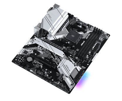 ASRock B550 Pro4 Supports AMD AM4 Socket Ryzen™ 3000, 3000 G-Series, 4000 G-Series, 5000 and 5000 G-Series Desktop Processors