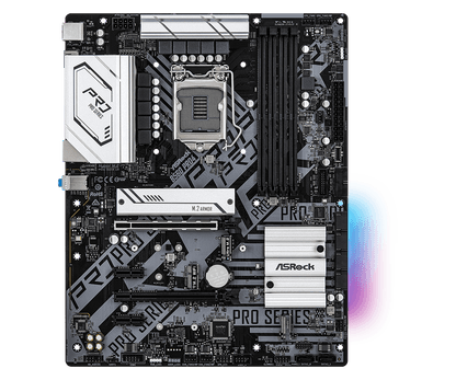 ASRock B560 Pro4 Supports 10th Gen Intel® Core™ Processors and 11th Gen Intel® Core™ Processors, Supports DDR4 4800MHz (OC)