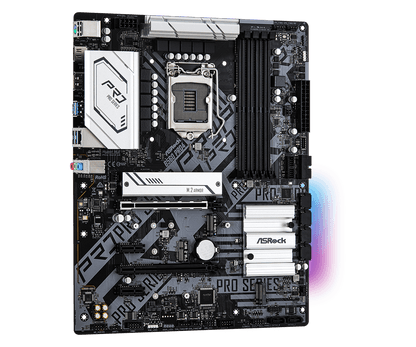 ASRock B560 Pro4 Supports 10th Gen Intel® Core™ Processors and 11th Gen Intel® Core™ Processors, Supports DDR4 4800MHz (OC)