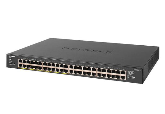 NETGEAR 48-Port Gigabit Ethernet Unmanaged PoE+ Switch 380W (GS348PP-100AJS)