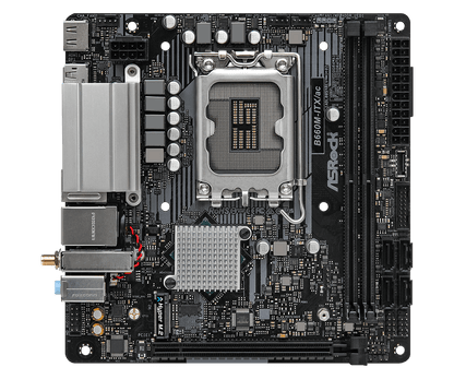 ASRock B660M-ITX/ac Supports 13th Gen & 12th Gen and next gen Intel® Core™ Processors (LGA1700), Supports DDR4 5000MHz (OC)