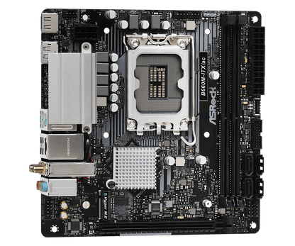 ASRock B660M-ITX/ac Supports 13th Gen & 12th Gen and next gen Intel® Core™ Processors (LGA1700), Supports DDR4 5000MHz (OC)