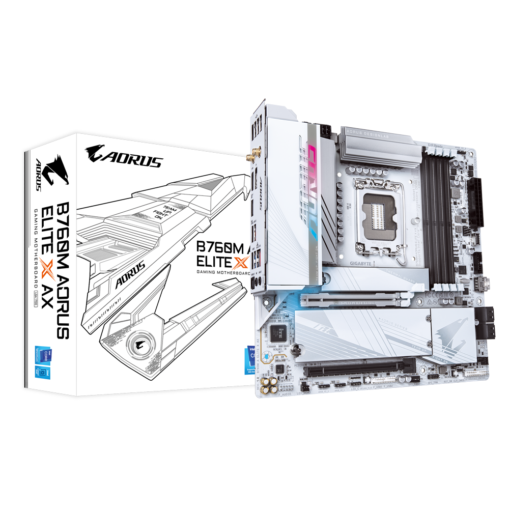 GIGABYTE B760M AORUS ELITE X AX (GA-B760M-A-ELITE-X-AX)