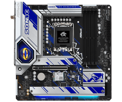 ASRock B760M PG SONIC WiFi Supports 13th Gen & 12th Gen and next gen Intel® Core™ Processors (LGA1700) and Supports DDR5 7200MHz (OC)