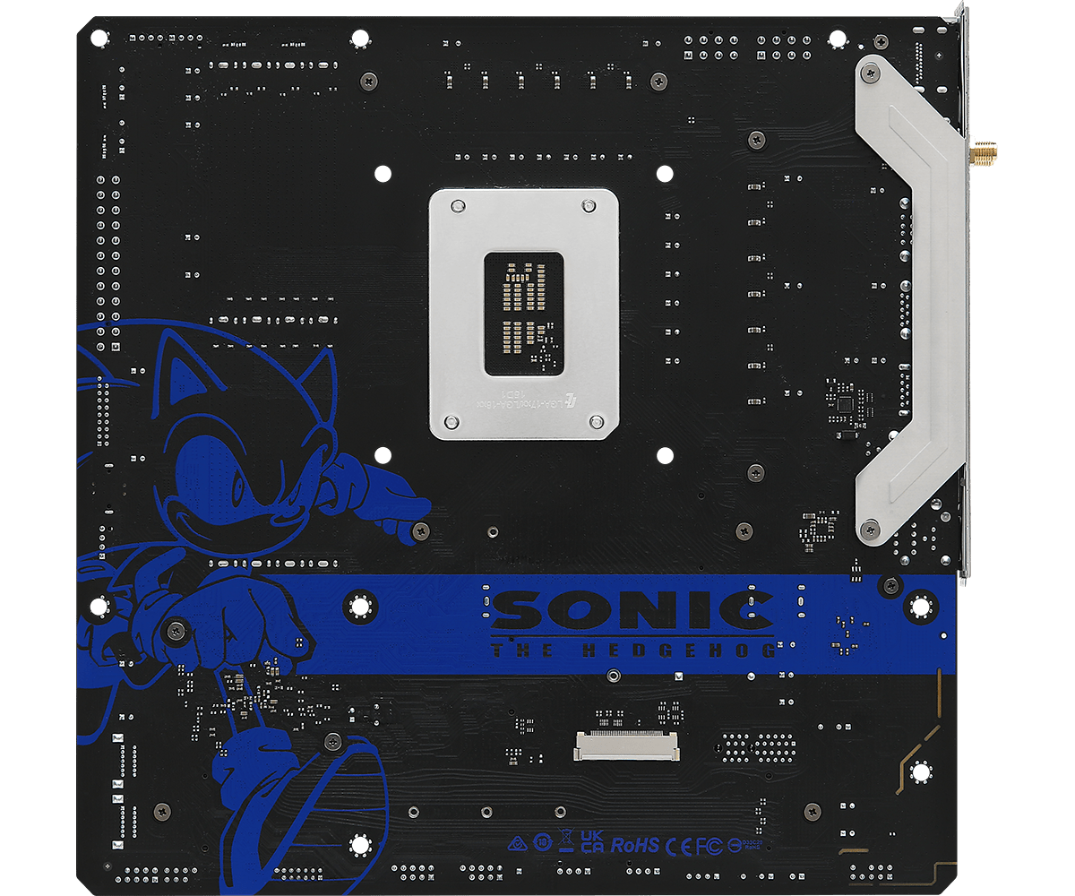 ASRock B760M PG SONIC WiFi Supports 13th Gen & 12th Gen and next gen Intel® Core™ Processors (LGA1700) and Supports DDR5 7200MHz (OC)