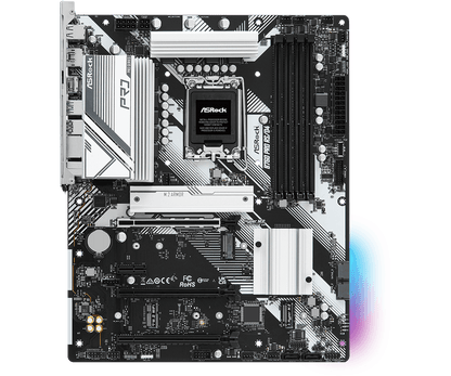 ASRock B760 Pro RS/D4 Supports 13th Gen & 12th Gen and next gen Intel® Core™ Processors (LGA1700) and DDR4 5333MHz (OC)