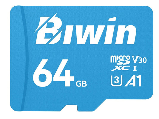 Biwin MS100 64GB C10 U3 V30 A1 UHS-I microSD Card