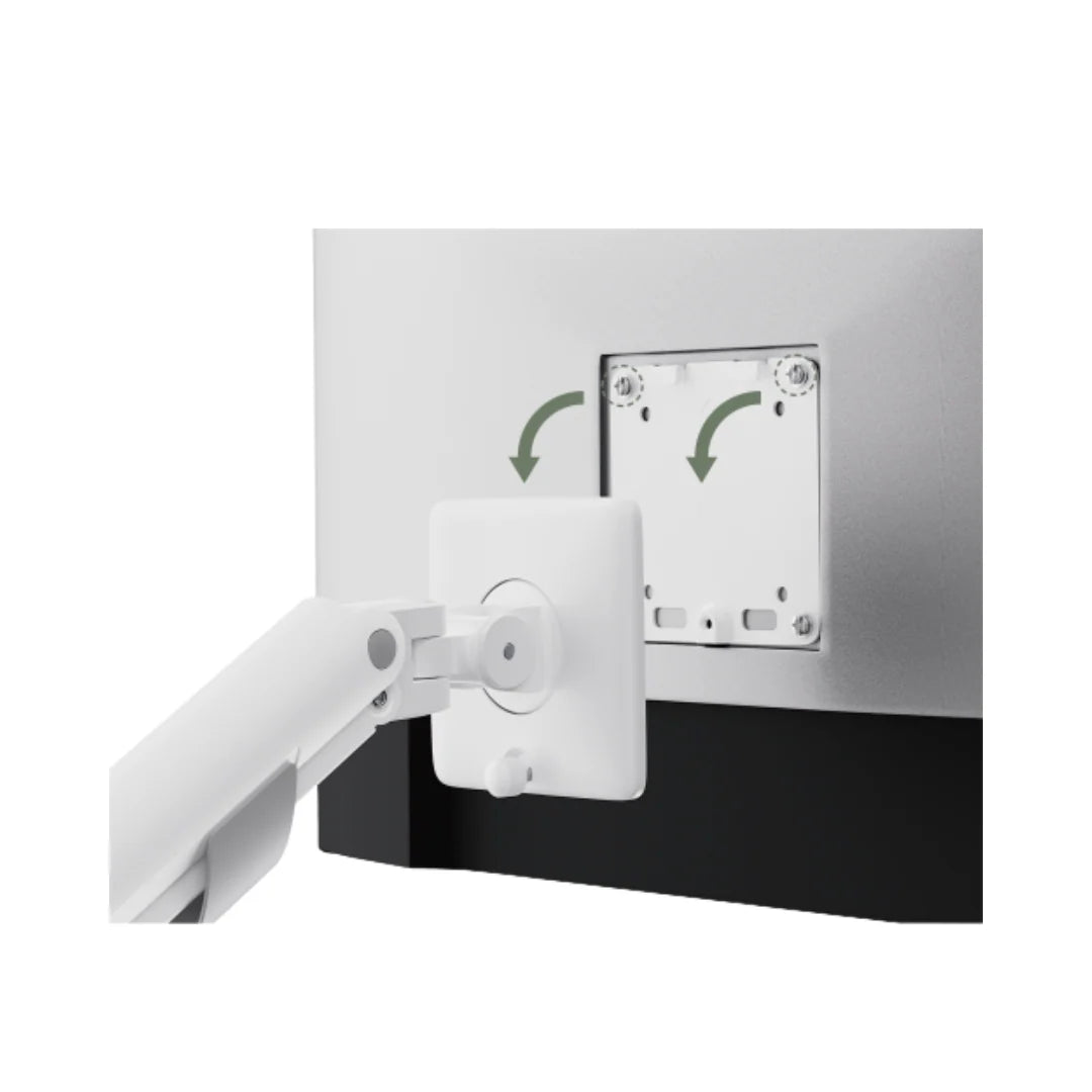 Nova Slim Pole-Mounted Mechanical Spring Triple Monitor Arm