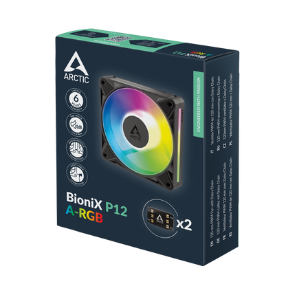 Arctic BioniX P12 A-RGB 120 mm PWM Fan with Daisy Chain