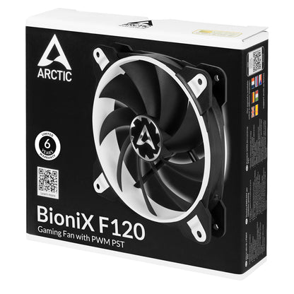 Arctic BioniX F120 Gaming Fan with PWM PST Quiet Motor, 200-1800 RPM