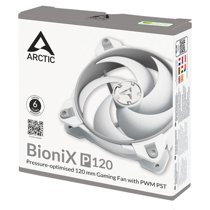 Arctic BioniX P120 Pressure-Optimised 120 mm Gaming Fan with PWM Sharing Technology