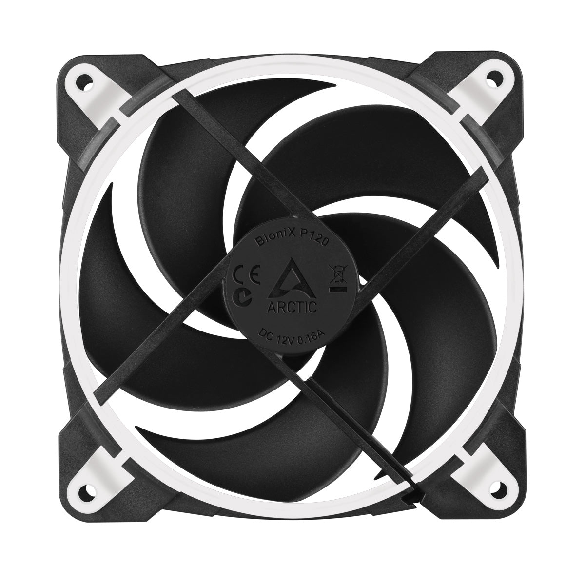 Arctic BioniX P120 Pressure-Optimised 120 mm Gaming Fan with PWM Sharing Technology