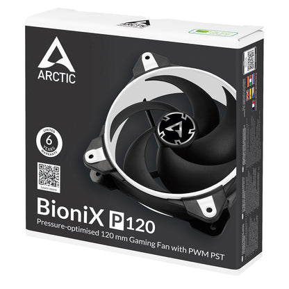 Arctic BioniX P120 Pressure-Optimised 120 mm Gaming Fan with PWM Sharing Technology