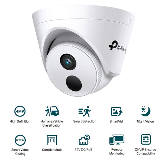 Tp-Link VIGI C440I (2.8/4mm) I VIGI 4MP IR Turret Network Camera