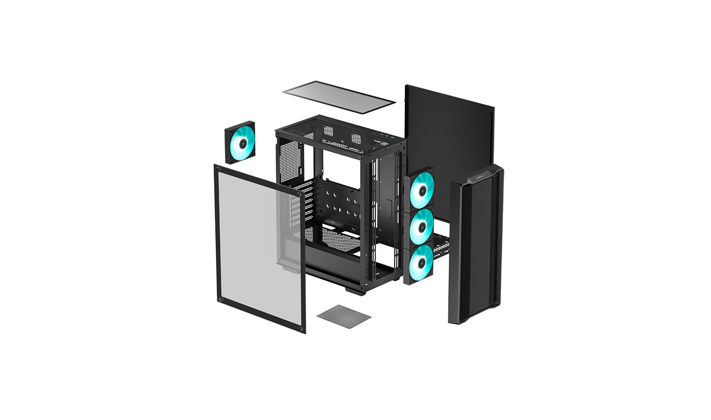 Deepcool CC560 V2 mid-tower case (R-CC560-BKGAA4-G-2)