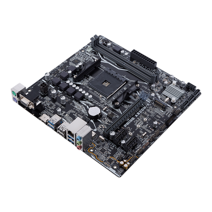 ASUS ASUS MB PRIME A320M-K   AMD AM4 uATX motherboard with LED lighting, DDR4 3200MHz, 32Gb/s M.2, HDMI, SATA 6Gb/s, USB 3.0