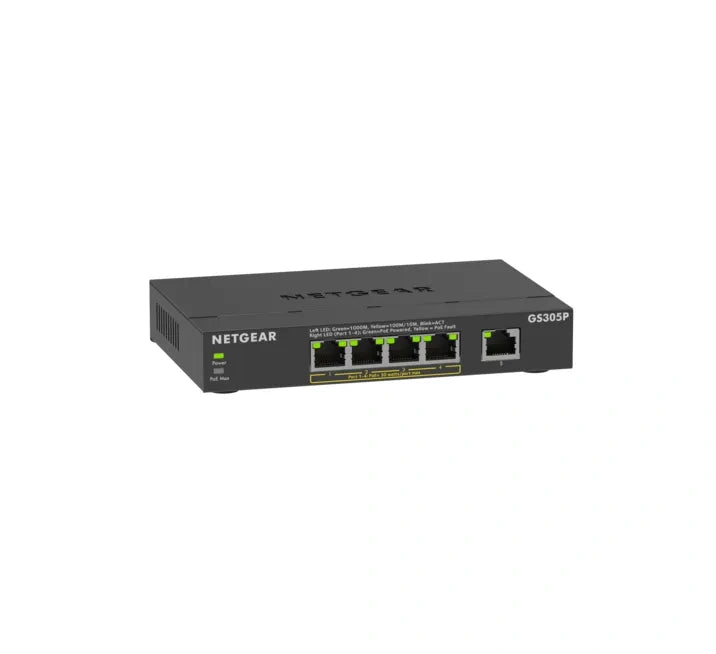 NETGEAR 5-Port Gigabit Ethernet Unmanaged PoE+ Essentials Switch (63W)