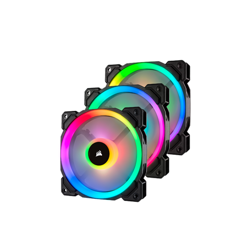 Corsair LL120 RGB 3 Fan Pack w/ Lighting Node Pro (CS-CO-9050072-WW)