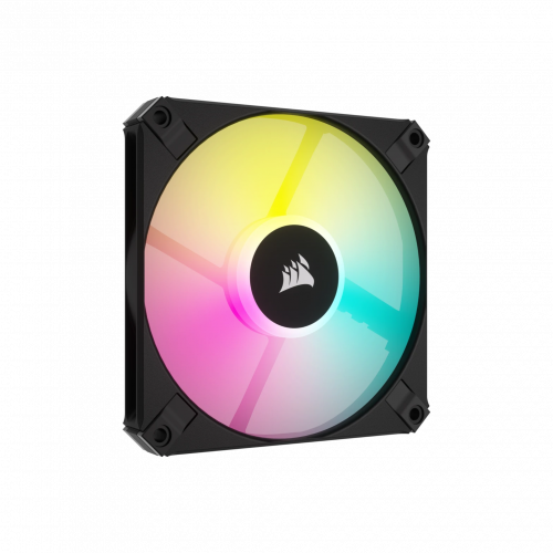 Corsair iCUE AF120 RGB SLIM 120mm PWM Fluid Dynamic Bearing Fan, Single Pack