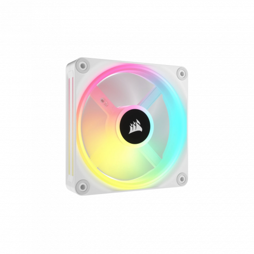 Corsair iCUE LINK QX120 RGB 120mm PWM PC Fan Expansion Kit, White (CS-CO-9051005-WW)