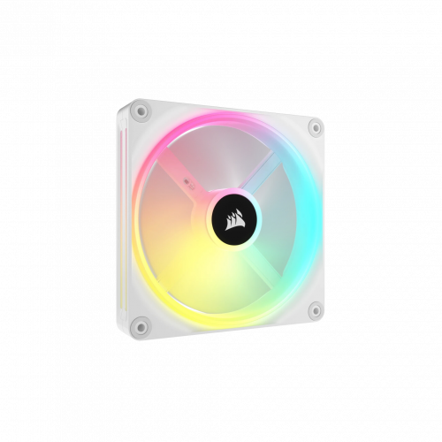 Corsair iCUE LINK QX140 RGB PWM PC Fan Expansion Kit, White (CS-CO-9051007-WW)