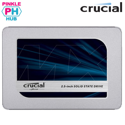 Crucial MX500 500GB 3D NAND SATA 2.5" SSD - Read: 560 MB/s ; Write: 510 MB/s