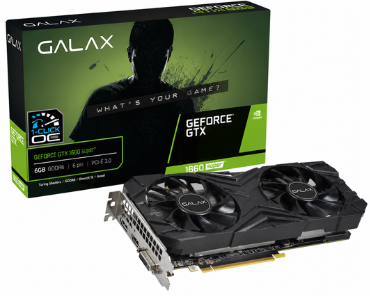 GALAX GeForce GTX 1660 SUPER 1-Click OC 6GB GDDR6