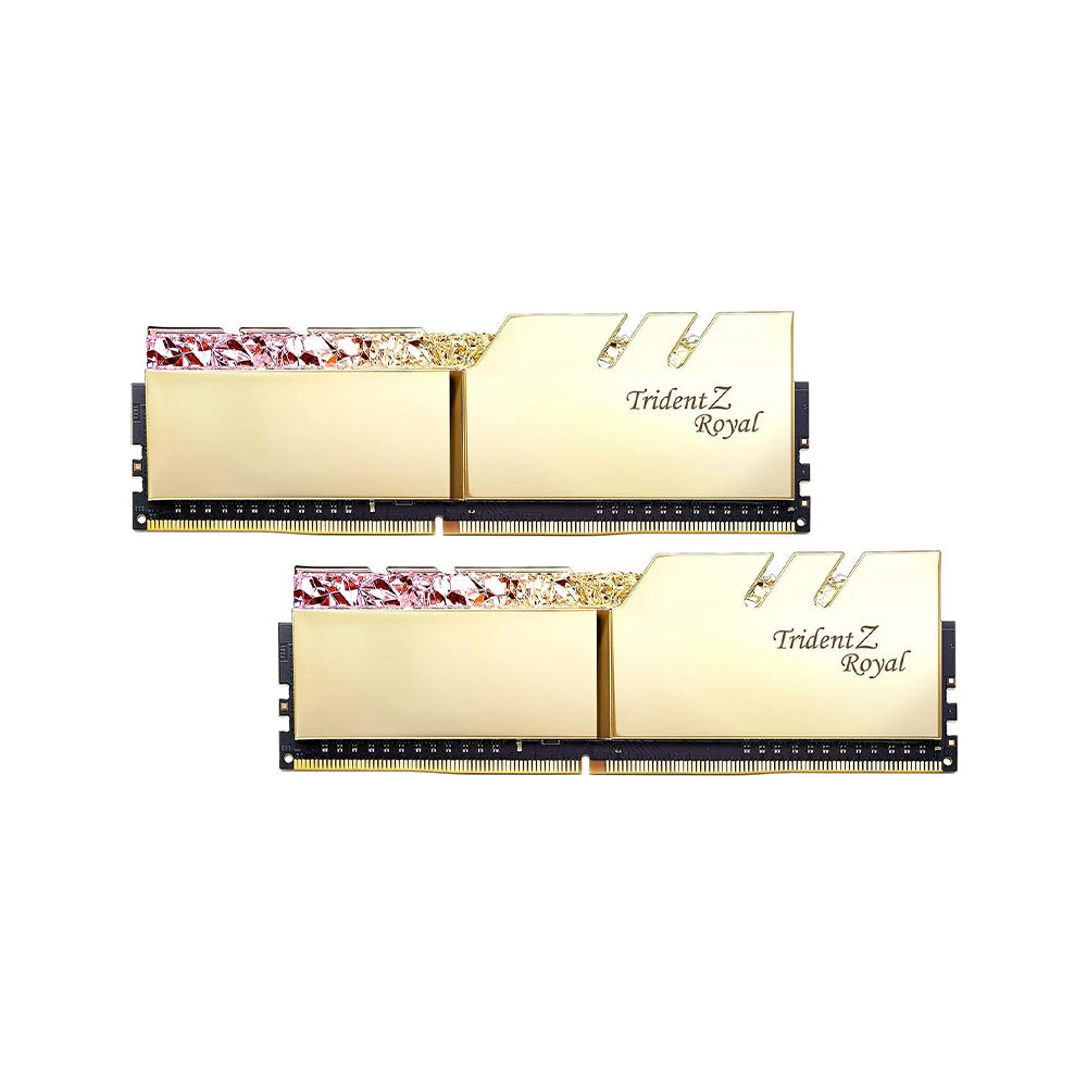 G.skill Trident Z Royal 32GB (2x16GB) DDR4-3600 CL18-22-22-42 1.35V (F4-3600C18D-32GTRG)