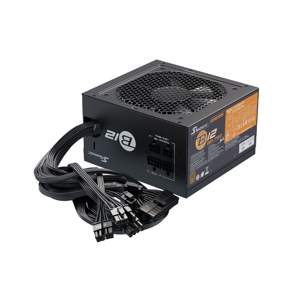 Seasonic B12 BM-750 ATX 12, V Semi-modular cables, 80 PLUS Bronze Certified (A751BMAFH)